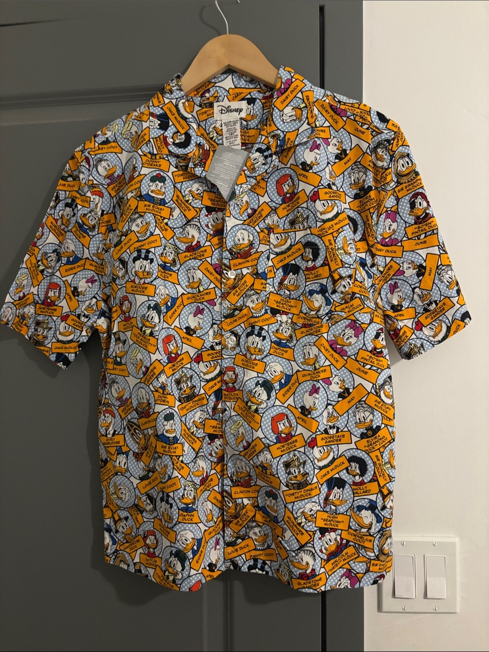 Disney Men’s Ducktales Button-Down Shirt